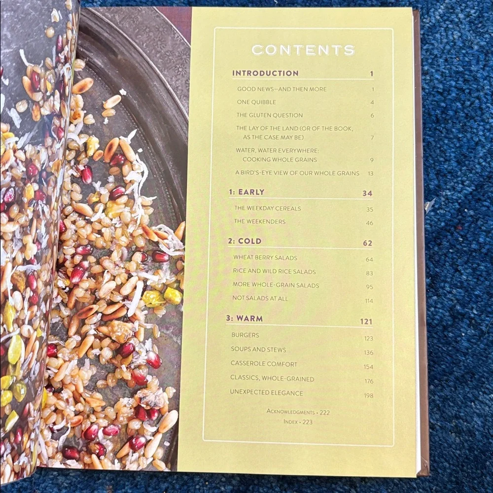 NEW Grain Mains Cookbook- Bruce Weinstein & Mark Scarborough. 232 pp- delicious!
